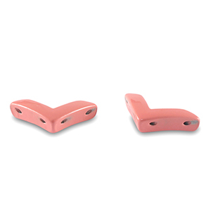 Abalorios Tile flecha Rosa lantana