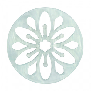 Colgantes de resina mandala Azul cielo