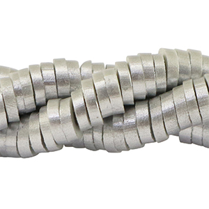 Abalorios Katsuki 4mm Plateado-revestimiento pearl shine