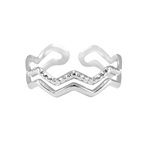 Anillos Acero Inox Plateado