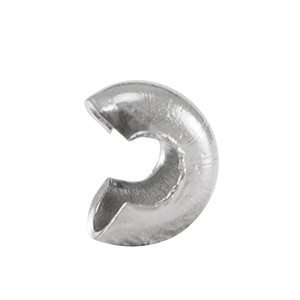 Fornituras Acero Inox cubre chafas 4mm Plateado