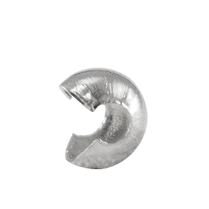 Fornituras Acero Inox cubre chafas 3mm Plateado