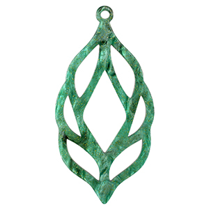 Colgantes de resina Multicolor&nbsp;verde