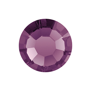 Piedras de nacimiento Febrero Preciosa SS16 base plana (4mm) Amethyst purple