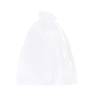 Bolso de organza 10x12cm Blanco
