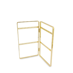 Expositor de joyer&iacute;a para pendientes Dorado
