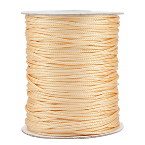 Hilo macram&eacute; trenzado 1.5mm Amarillo vainilla