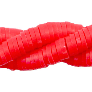 Abalorios Katsuki 4mm Rojo flama