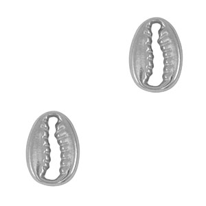 Colgantes Acero Inox entrepieza kauri Plateado