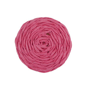 Colgantes Rafia 25mm Fucsia