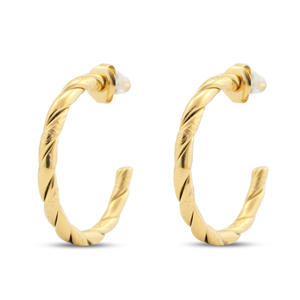 Pendientes Acero Inox criolla Dorado