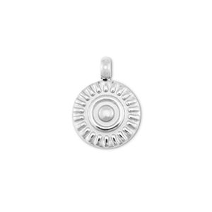 Colgantes Acero Inox sol Plateado