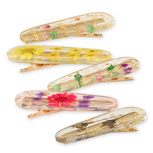 accesorios para pelo clip para pelo mix de flores secas Colores mixtos