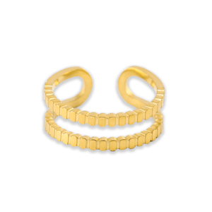 Anillos Acero Inox Dorado