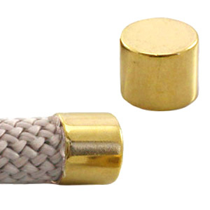 Terminal met&aacute;lica DQ Dorado (sin n&iacute;quel)