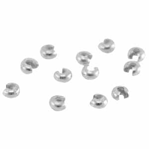 Cubre chafas met&aacute;licas DQ 4mm plata vieja (sin n&iacute;quel)