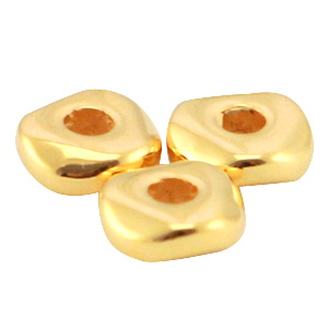 Abalorios met&aacute;licos DQ 4.8mm Dorado (sin n&iacute;quel)