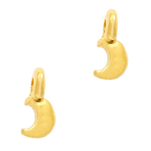 Colgantes met&aacute;licos DQ luna Dorado (sin n&iacute;quel)