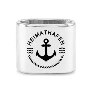 Correderas met&aacute;lica DQ ancla Mix & Match Plata vieja (sin n&iacute;quel)