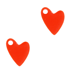 Colgantes Plexx coraz&oacute;n Rojo escarlate