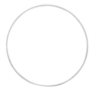 Fornituras met&aacute;licas DQ anillo cerrado 40mm Plata vieja (sin n&iacute;quel)