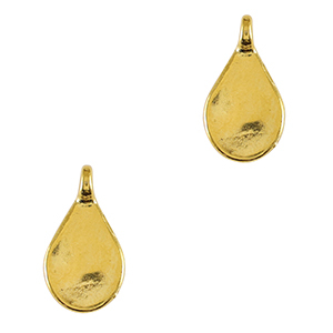 Colgantes met&aacute;licos DQ gota Dorado (sin n&iacute;quel)