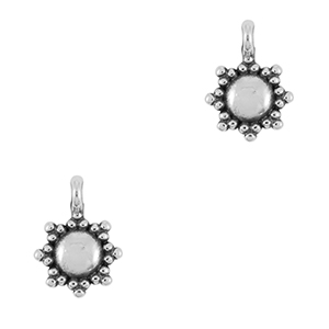 Colgantes met&aacute;licos DQ Plata vieja (sin n&iacute;quel)