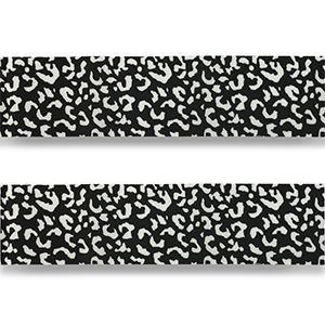Bandana leopardo Negro-blanco