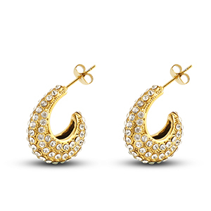 Pendientes Acero Inox Dorado