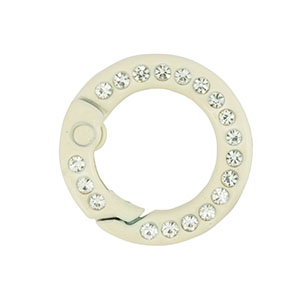 Fornituras coloridas anilla de llavero Blancuzco