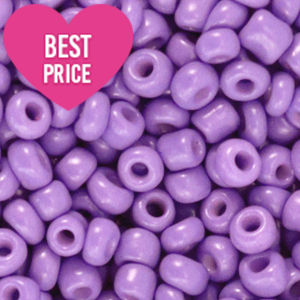 Rocalla cristal 8/0 (3mm) P&uacute;rpura lavanda intenso
