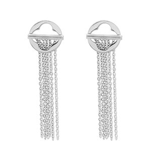 Pendientes Acero Inox Plateado