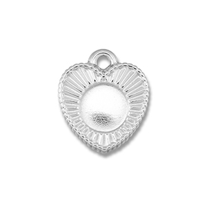 BY31&reg; Colgantes Acero Inox con engaste para SS30 base plana Plateado