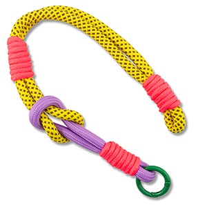 Correas de mu&ntilde;eca trendy para m&oacute;vil Amarillo-rosa ne&oacute;n-lila-verde