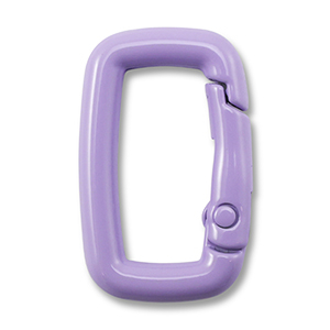 Fornituras coloridas de llavero rect&aacute;ngulo P&uacute;rpura