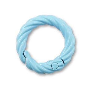 Fornituras coloridas anilla de llavero Azul claro