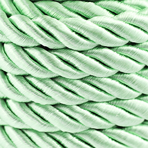 Cord&oacute;n trendy espiral 10mm Verde menta claro