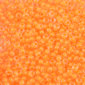 Rocallas Miyuki 11/0 Luminous creamsicle orange 11-4298