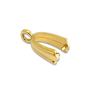 Fornituras Acero Inox enganche para colgante Dorado