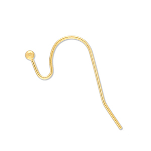 Fornituras Acero Inox pendientes de gancho Dorado