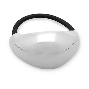 Accesorios para el pelo Coleteros para pelo con met&aacute;lico Plateado-negro