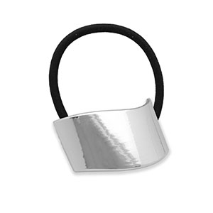 Accesorios para el pelo Coleteros para pelo con met&aacute;lico Plateado-negro