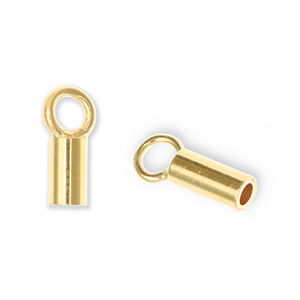 Fornituras met&aacute;licos DQ Eco-brass&reg; terminal Dorado (sin n&iacute;quel)