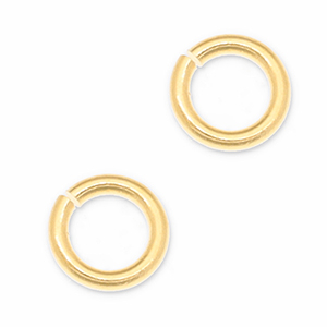 Fornituras met&aacute;licos DQ anillas Dorado (sin n&iacute;quel)