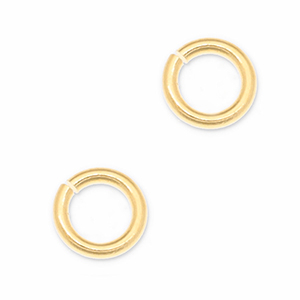 Fornituras met&aacute;licos DQ anillas Dorado (sin n&iacute;quel)