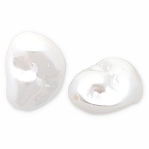 Imitaci&oacute;n de perlas de agua dulce Blanco