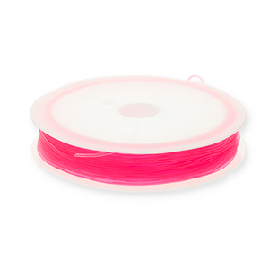 Hilo para enfilado el&aacute;stico 0.8mm Rosa ne&oacute;n