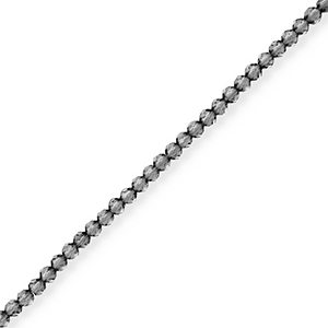 Abalorios faceteados Gris