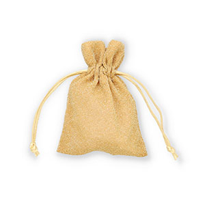 Bolso de joyer&iacute;a con glitter Dorado