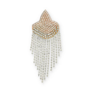 Broches con strass Cristal-beige